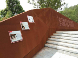 武鸣耐候钢挡土墙